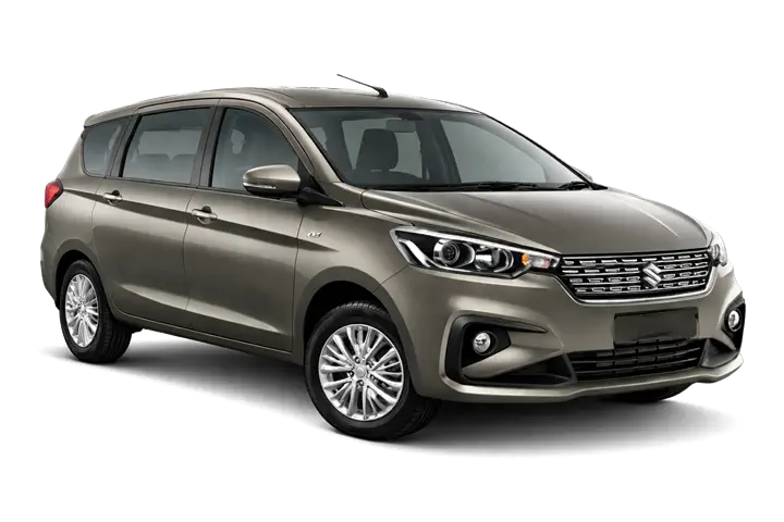 Ertiga family vehicle available with driver