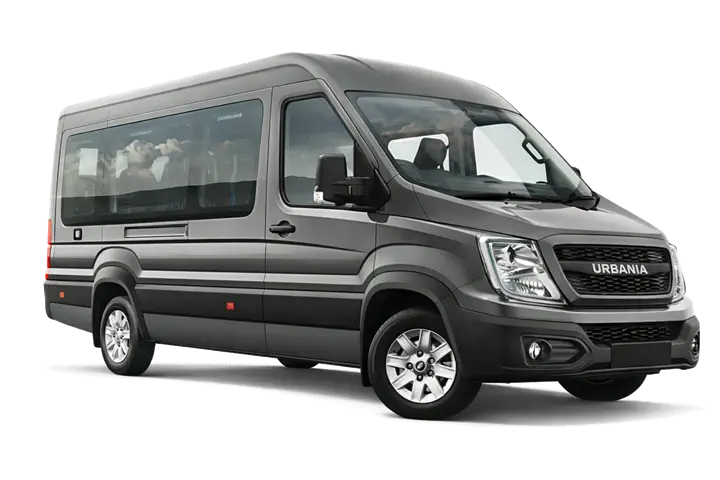 Urbania premium group vehicle available with driver